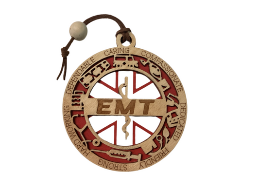 Wood 2 Layer Ornament - EMT