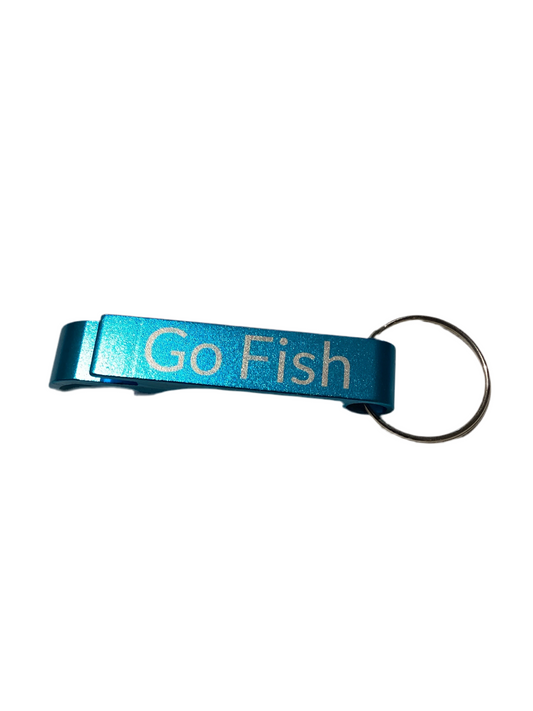 Keychain bottle opener- Go Fish