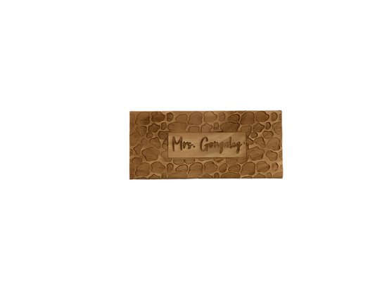 Eraser - Wood Engraved & Customizable