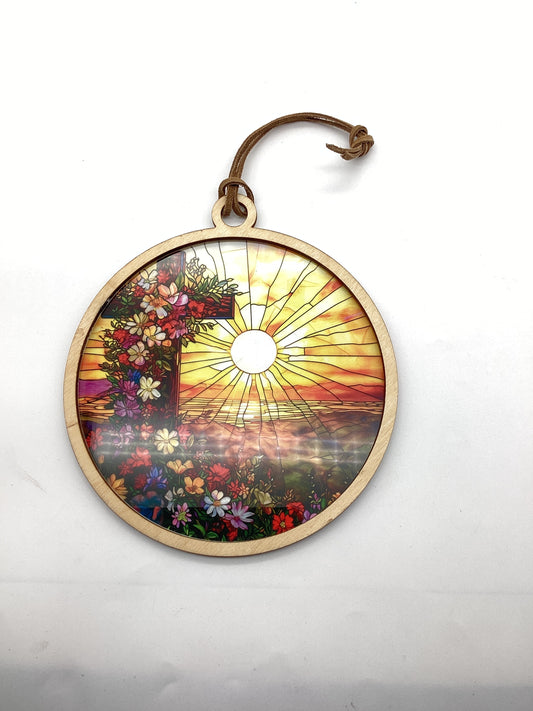 Sun Catcher- Stainglass - Religious