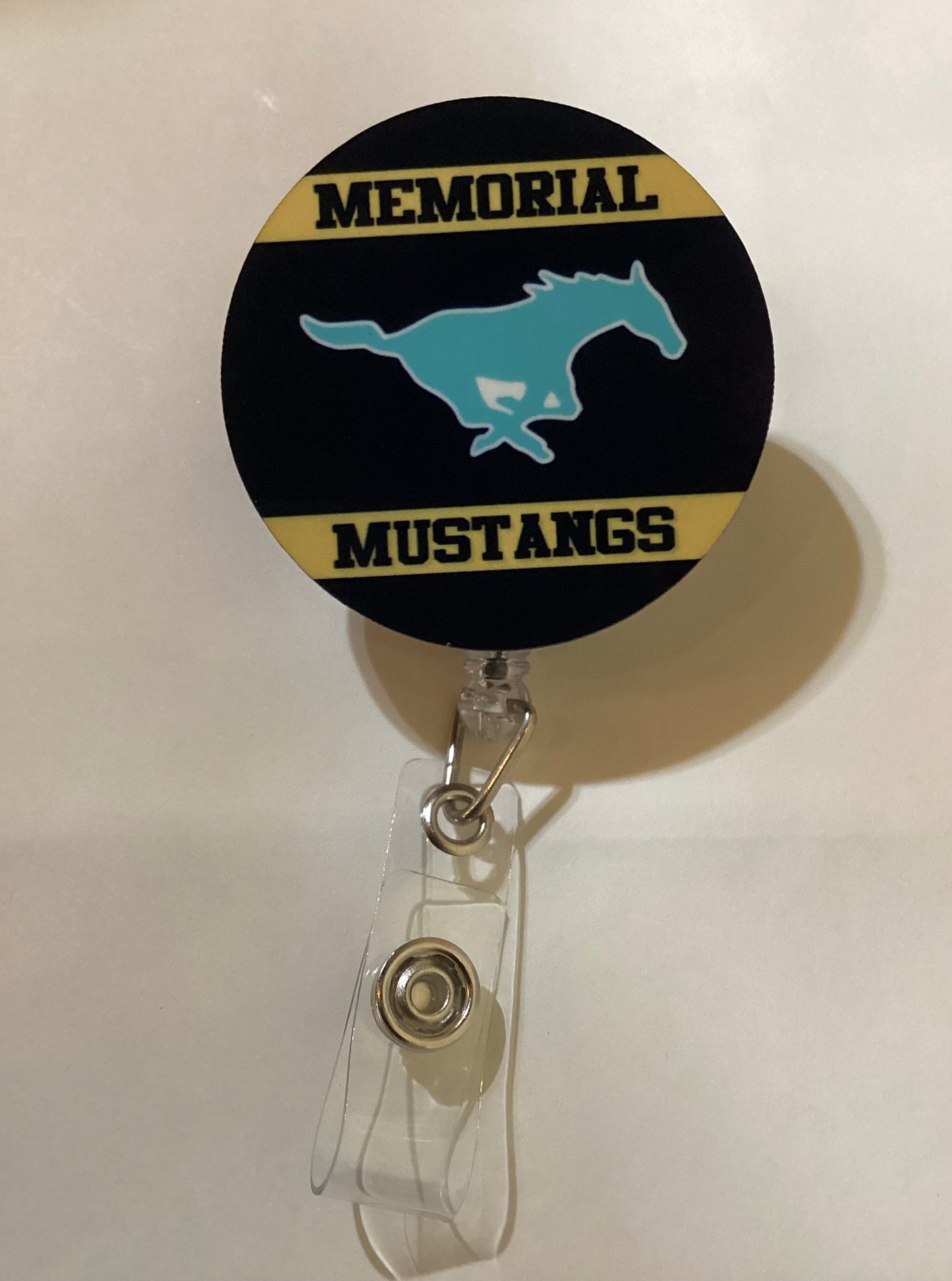 Badge reel memorial mustangs