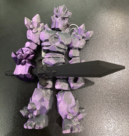 3D Crystal Warrior