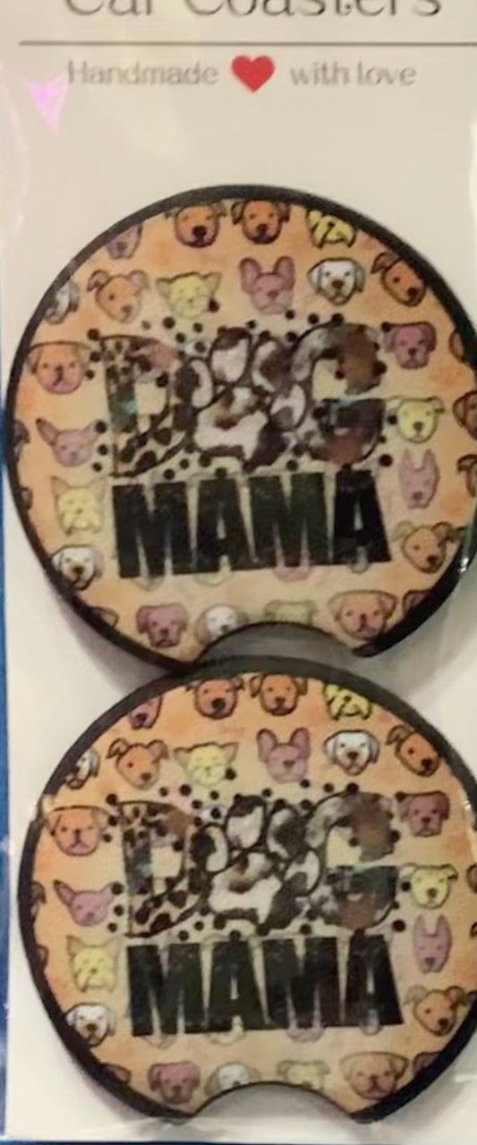 Coasters - Car - Dog Mama